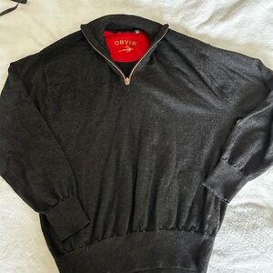Orvis Men's Black Sweater